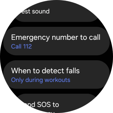 Press Emergency number to call.