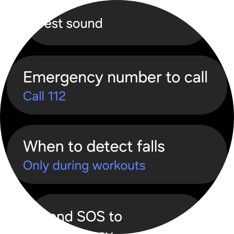 Press Emergency number to call.