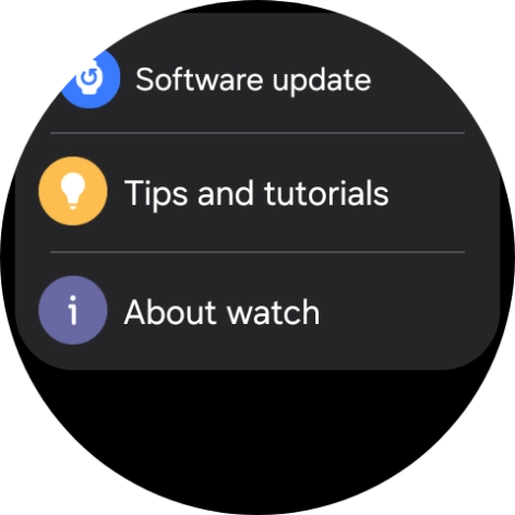 Press Software update.