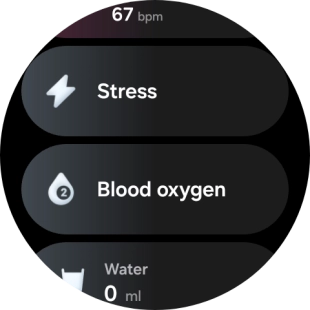 Press Blood oxygen. Press Blood oxygen.