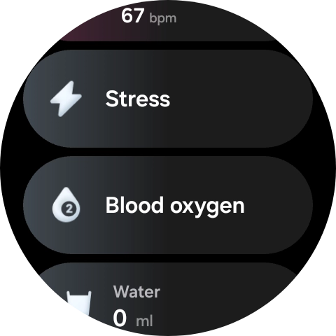 Press Blood oxygen. Press Blood oxygen.