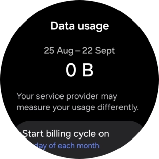 The total data usage is displayed.