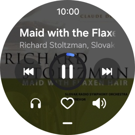 Press arrow right to go to the next audio file.