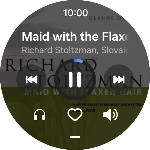 Press arrow right to go to the next audio file.