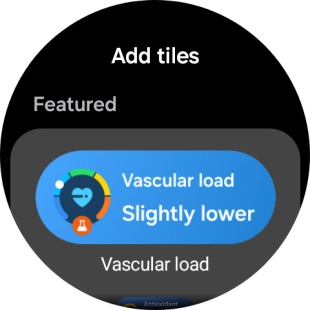 Press the required widget to add it.