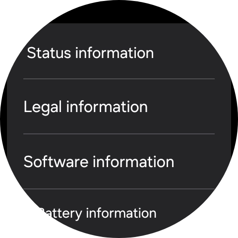 Press Software information.