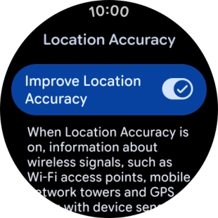 If you press the indicator next to 