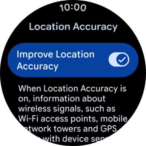 If you press the indicator next to 
