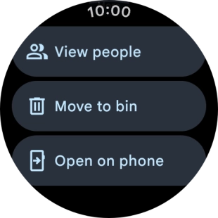 Press Move to bin.