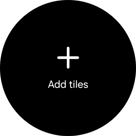 Press Add tiles.
