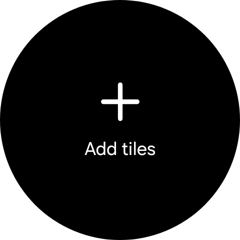 Press Add tiles.
