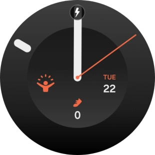 When the battery charging icon is displayed, the battery is charging.