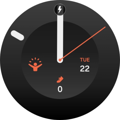 When the battery charging icon is displayed, the battery is charging.