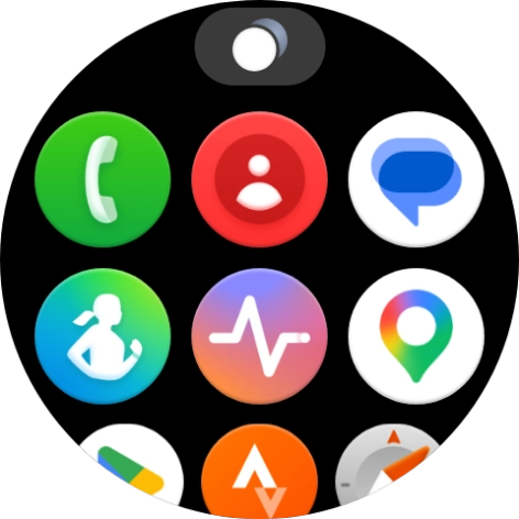 Press the Google Maps icon.