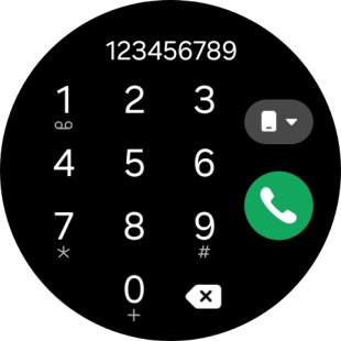 Press the call icon. Press the call icon.