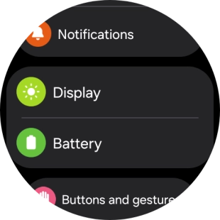 Press Display.