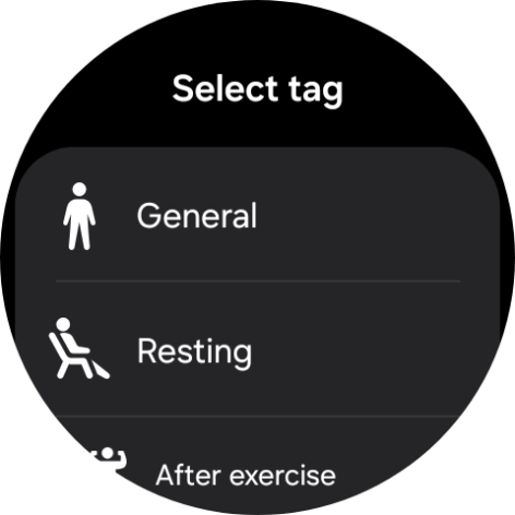 Press the required setting. Press the required setting.