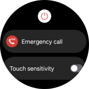 Press the power off icon.