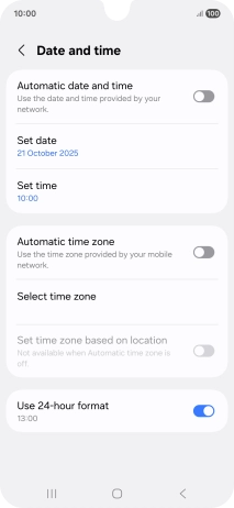 Press the indicator next to Press the indicator next to