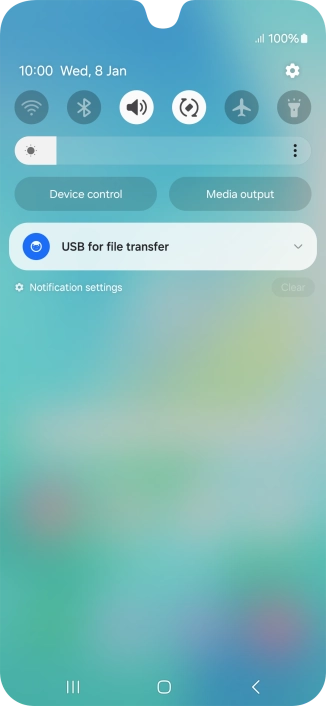 Press the drop down list.
