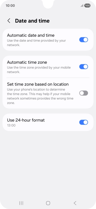 Press the Home key to return to the home screen. Press the Home key to return to the home screen.
