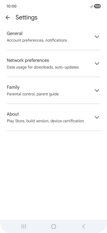 Press Network preferences.