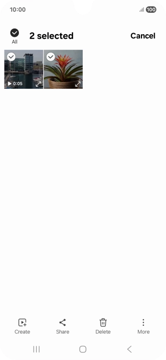 Press Share. Press Share.