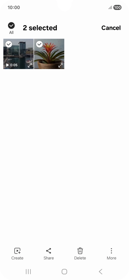 Press Share. Press Share.