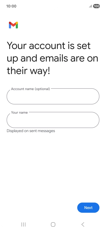 Press the field below 