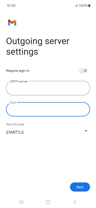 Press the drop down list below 