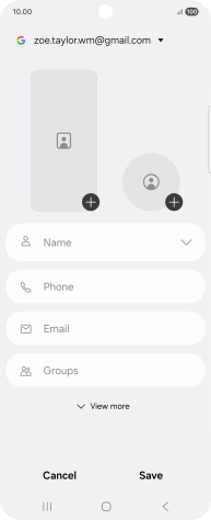 Press Name and key in the required name.