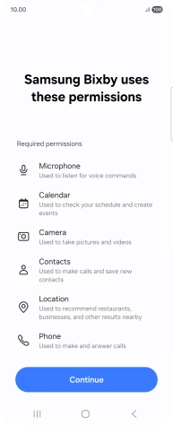 If you don't have a Samsung account, press Forgot password or don't have an account? and follow the instructions on the screen to create an account.