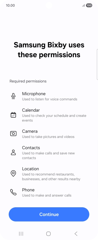 If you don't have a Samsung account, press Forgot password or don't have an account? and follow the instructions on the screen to create an account.