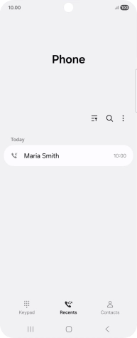 Press the required number.