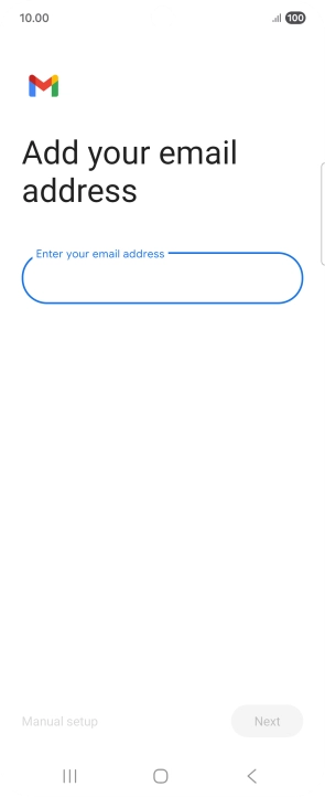 Press the field below 