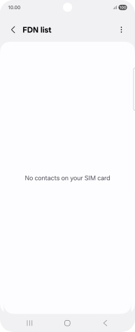 Press the menu icon.