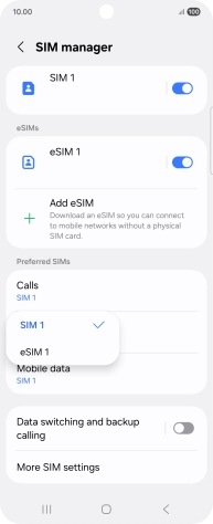 Press the required price plan.