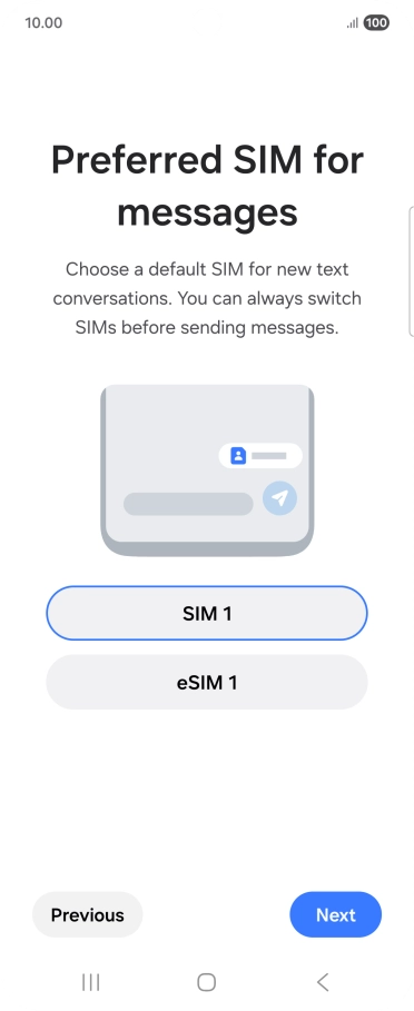 Press the required price plan.
