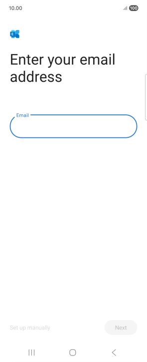 Press the field below 