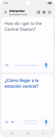 Follow the instructions on the screen to select the required language settings and use the function.