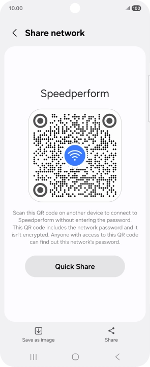 Place the QR code inside the camera frame on the other device to scan the code.