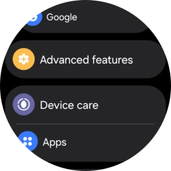 Press Advanced features.