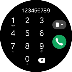 Press the call icon. Press the call icon.