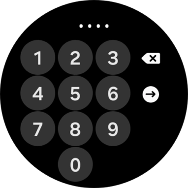 Key in the required PIN and follow the instructions on the screen to create a PIN as lock code.