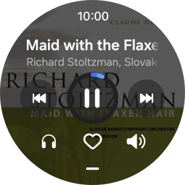 Press arrow right to go to the next audio file.