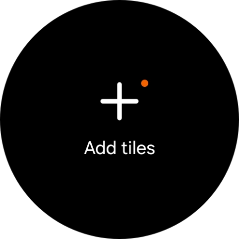 Press Add tiles.
