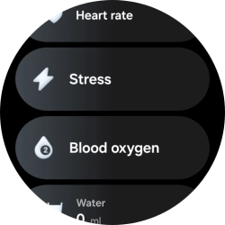 Press Blood oxygen. Press Blood oxygen.
