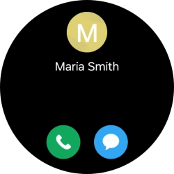 Press the call icon.