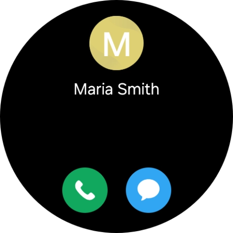 Press the call icon.