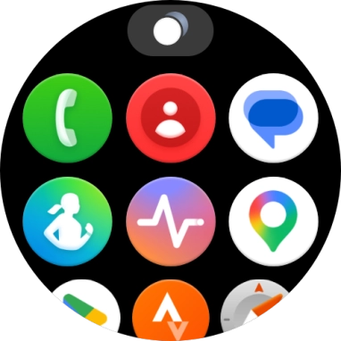 Press the Google Maps icon. Press the Google Maps icon.
